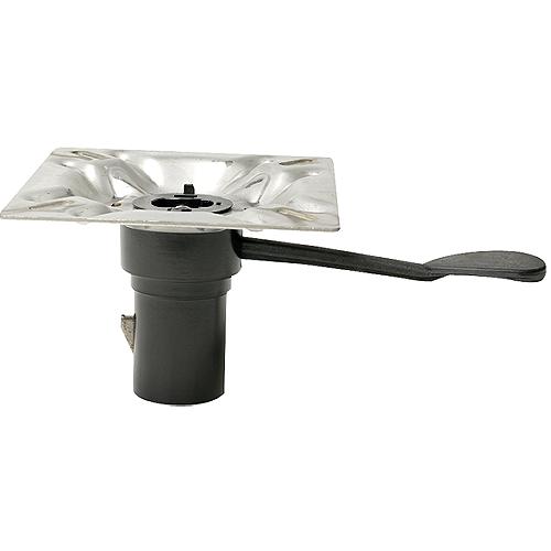 SwivlEze 238 Series Seat Mount, Right Handle, 3° Angle, Stainless Steel