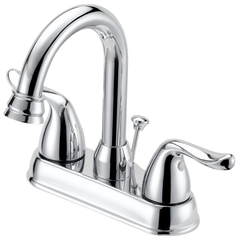 Boston Harbor TQ-5111080CP Lavatory Faucet, 1.2 gpm, 2-Faucet Handle, 3-Faucet Hole, Metal/Plastic, Chrome