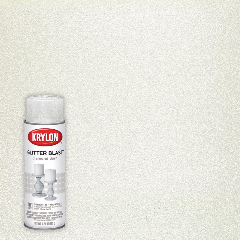 Krylon Glitter Blast Diamond Dust Spray Paint 5.75 oz, Pack of 6, Pack of 6