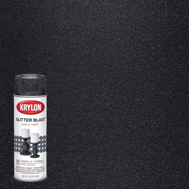Krylon Glitter Blast Starry Night Spray Paint 5.75 oz, Pack of 6