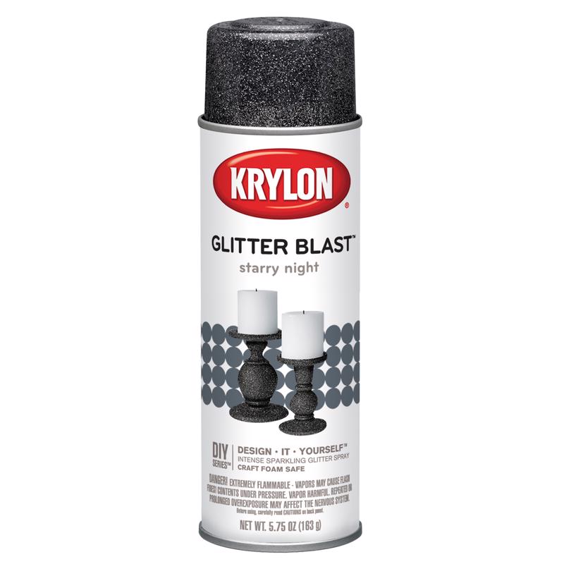 Krylon Glitter Blast Starry Night Spray Paint 5.75 oz, Pack of 6