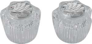 FAUCET HNDL ACRYLIC/CLR DELUXE