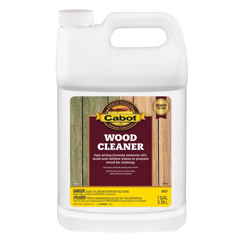 Cabot Wood Cleaner 1 gal, Pack of 4