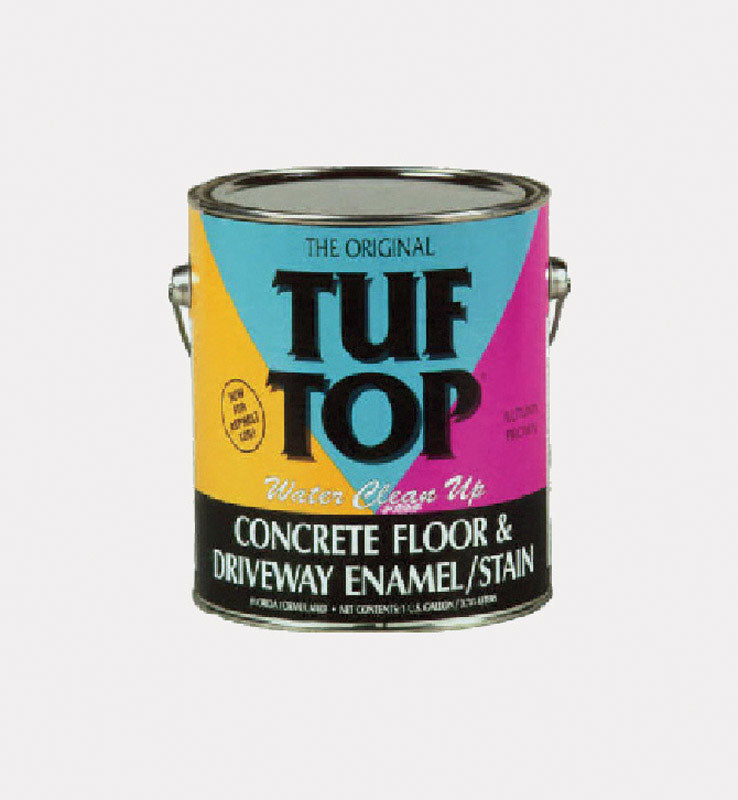 Tuf-Top Semi-Gloss Clear Tint Base Water-Based Latex Floor and Driveway Sealer 1 gal, Pack of 4