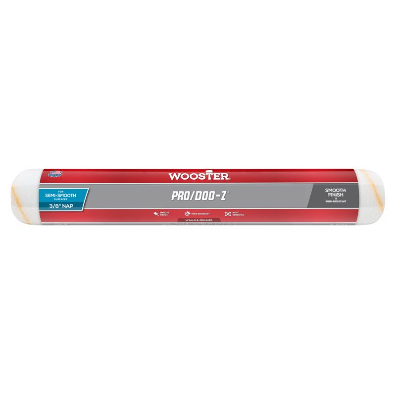 Wooster Pro/Doo-Z Woven Fabric 18 in. W X 3/8 in. Paint Roller Cover 1 pk, Pack of 6