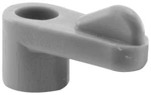 Make-2-Fit PL 7741 Window Screen Clip with Screw, 5/16 in D Dimensions, Plastic, Gray, 12/PK