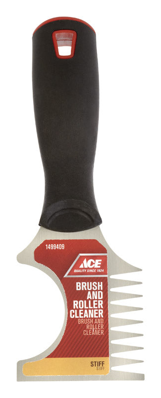 Ace Black Steel Brush and Roller Cleaning Tool