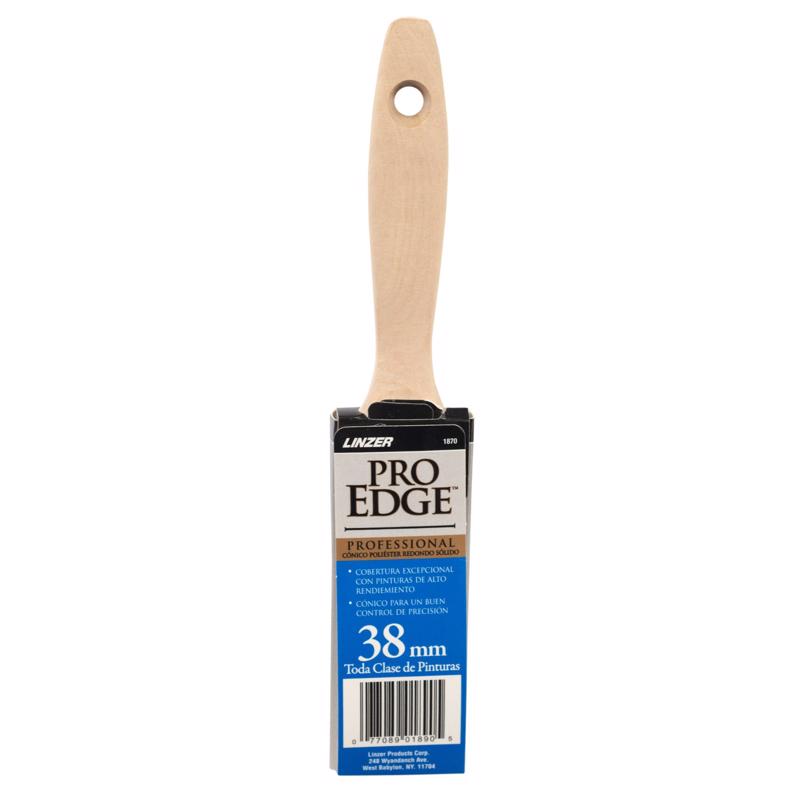Linzer Pro Edge 1-1/2 in. Flat Paint Brush, Pack of 6