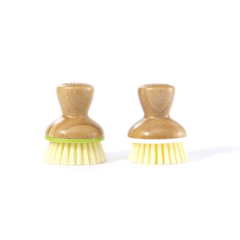 Full Circle Bubble Up 2.3 in. W Medium Bristle 1.5 in. Bamboo Handle Dish Brush