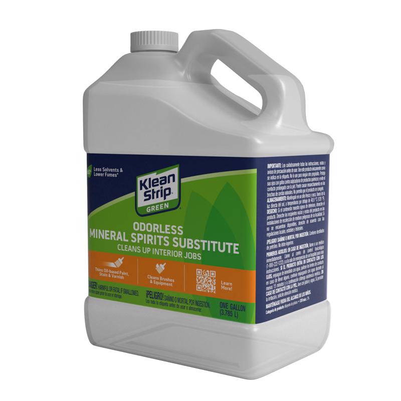 Klean Strip Green Mineral Spirits Oil-Based Thinner 1 gal, Pack of 4