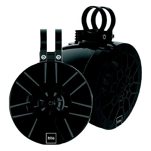 Boss Audio MPWWT60 2-Way Marine Waketower/UTV Roll Bar Speaker System, 6.5" Black, 1 pr.