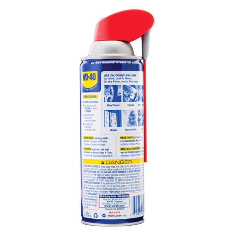 WD-40 Smart Straw Multi-Purpose Lubricant Spray 12 oz 1 pk, Pack of 12