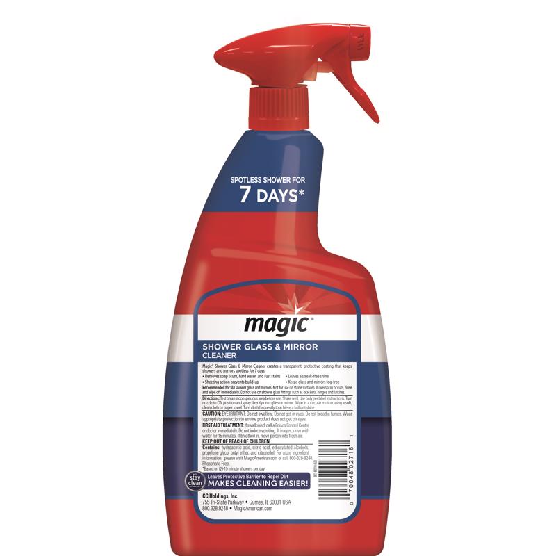 Magic Citrus Scent Glass and Mirror Cleaner 28 oz Spray, Pack of 6