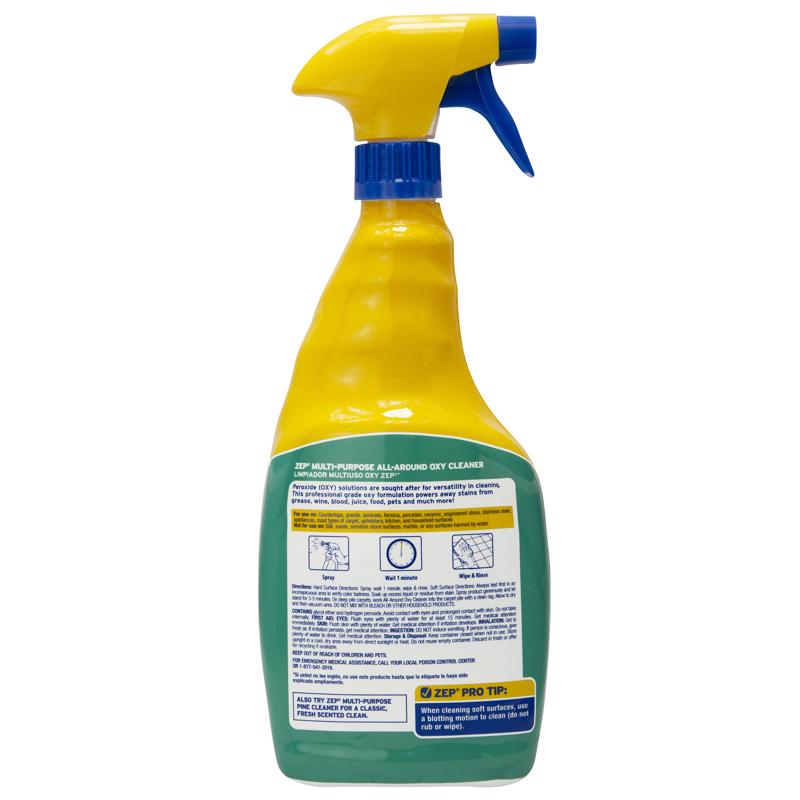 Zep All-Around Oxy Unscented Scent Cleaner and Degreaser 32 oz Liquid, Pack of 12