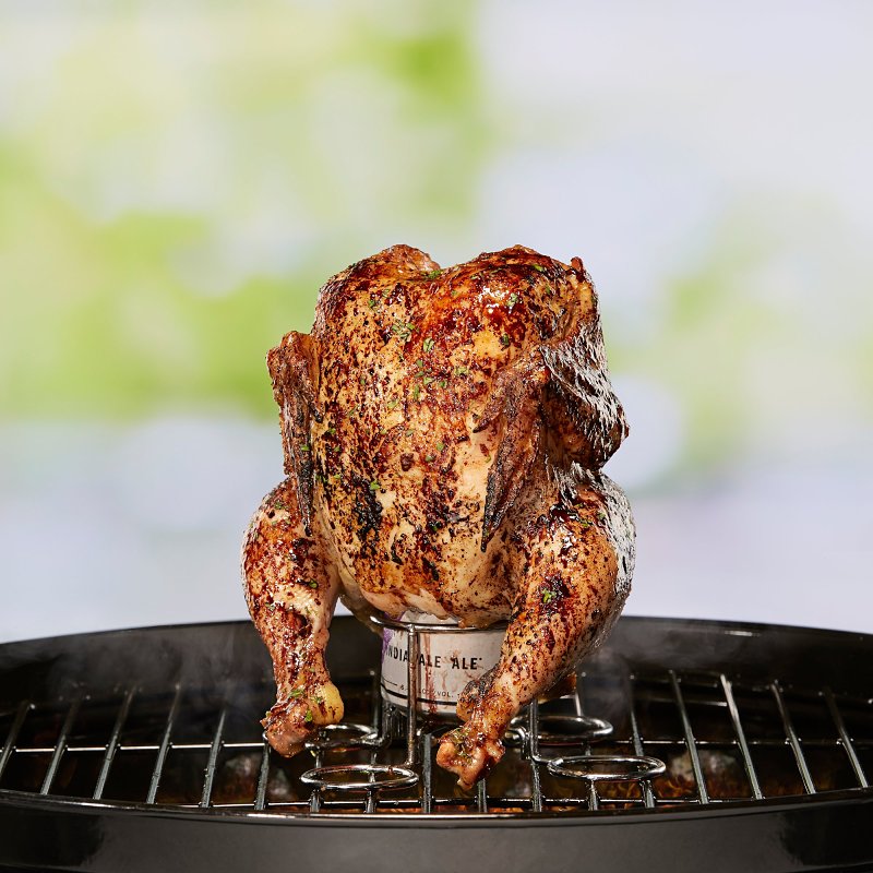 Mr. BAR-B-Q 06126Y Beer Can Chicken Roaster, 6 in W, 6 in D