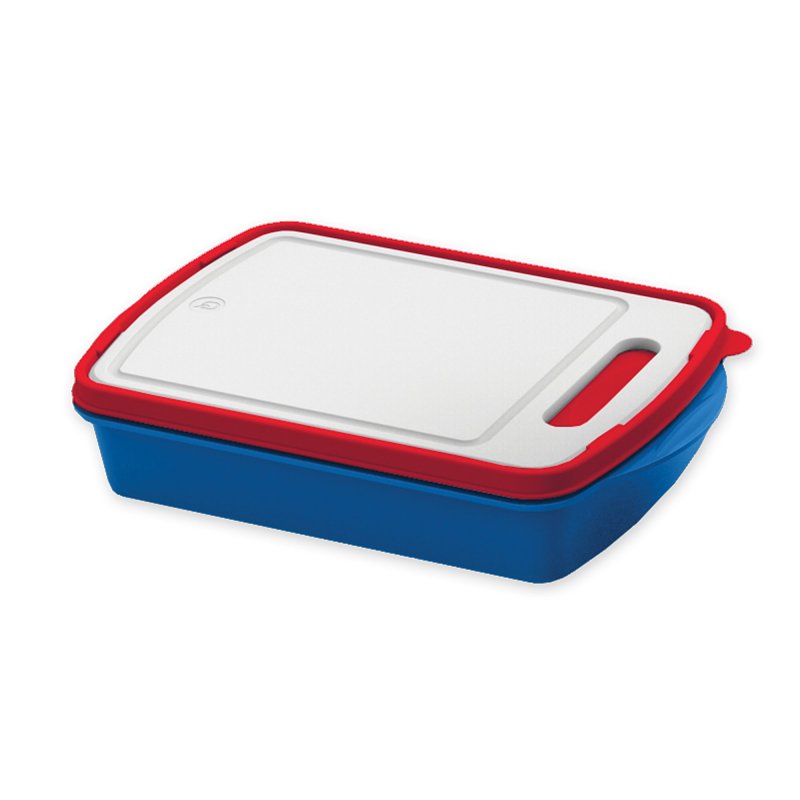 Mr. BAR-B-Q 40346Y Prep and Slice Tray, Polypropylene, Multi-Color