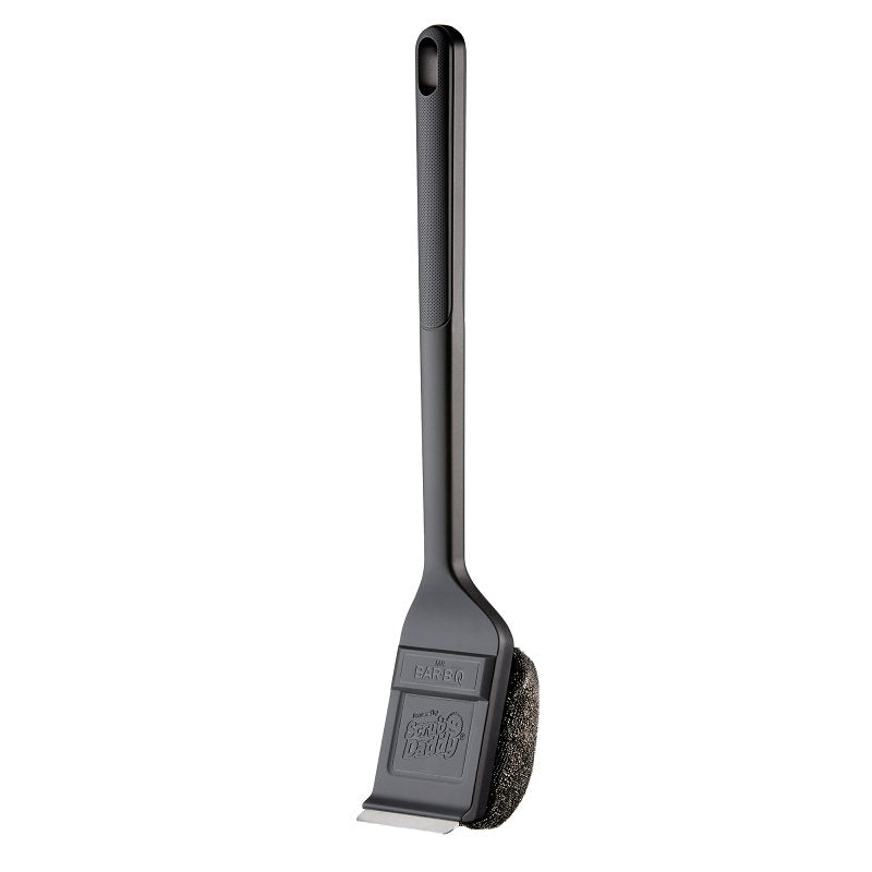 Mr. BAR-B-Q 60400SDZ Bristle-Free Steam Clean BBQ Brush, Stainless Steel Bristle, Plastic Handle