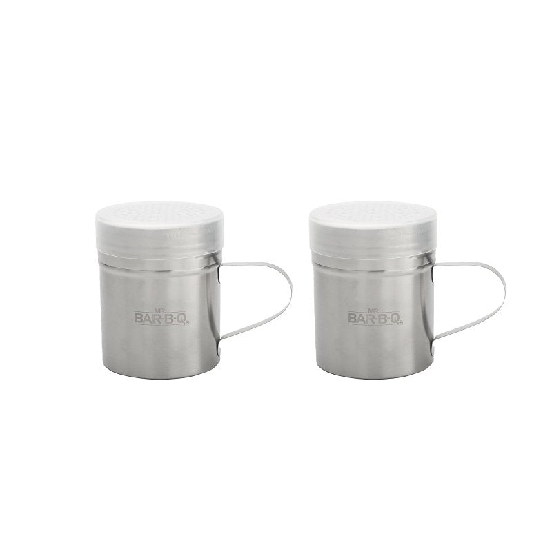 Mr. BAR-B-Q 40119Y Rub and Spice Shakers, Stainless Steel