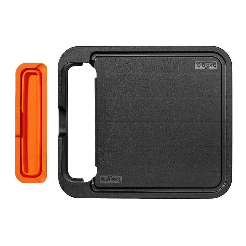 Mr. BAR-B-Q 40370Y Grill Side Cutting Board with Removable Tray, Silicone