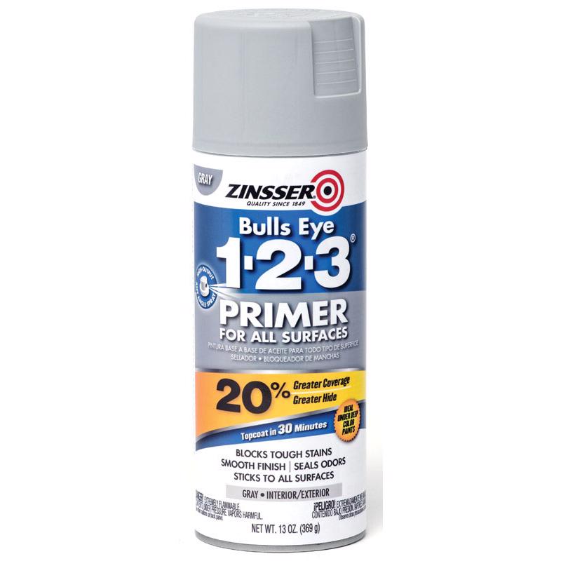 Zinsser 290971 Primer, Gray, 13 oz, Pack of 6