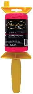 Stringliner 25462 Line Reel, 500 ft L Line, Fluorescent Pink Line, 1/2 in Dia
