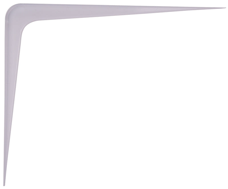 ProSource 21142PHL-PS Shelf Bracket, 170 lb/Pair, 14 in L, 12 in H, Steel, White, Pack of 20