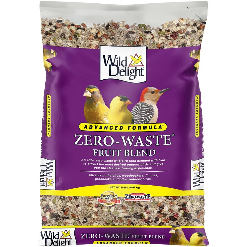 Wild Delight 360200 Dried Raisins Blended Bird Food, 20 lb, Zero-Waste, Fruit, Bag