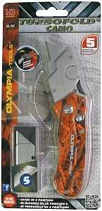 Olympia Tools 33-207 Utility Knife, Orange Handle