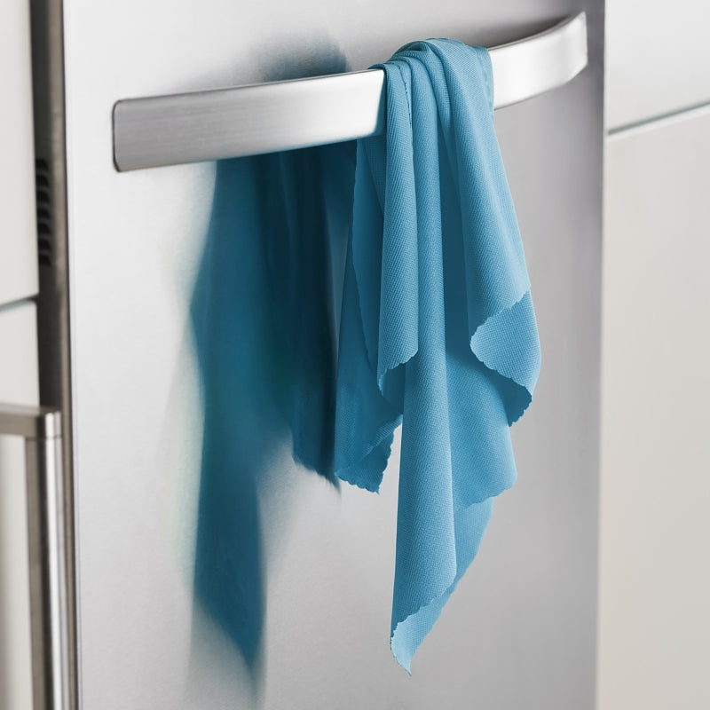 e-cloth 10603AB Polishing Cloth, 16 in L, 20 in W, Polyamide/Polyester, Alaskan Blue