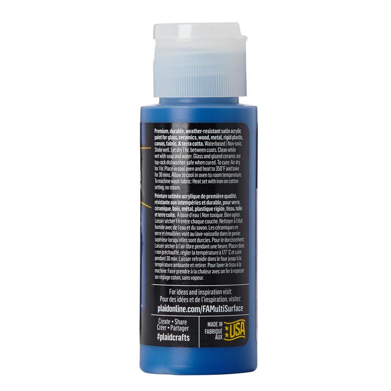 Plaid FolkArt Satin Ink Spot Hobby Paint 2 oz, Pack of 3