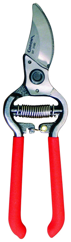 Corona BP 3180D Bypass Pruner, 1/2 in Cutting Capacity, Steel Blade, Bypass Blade, Non-Slip Handle