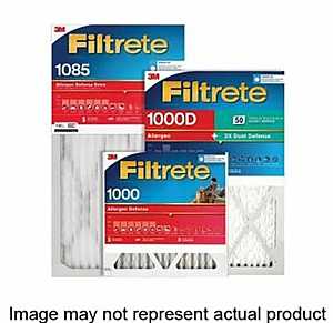 Filtrete AL12-4 Air Filter, 24 in L, 24 in W, 11 MERV, 1000 MPR, Cardboard Frame, Pack of 4