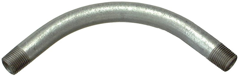 Halex 64110 Rigid Elbow, 90 deg Angle, 1 in, Steel, Galvanized, Each