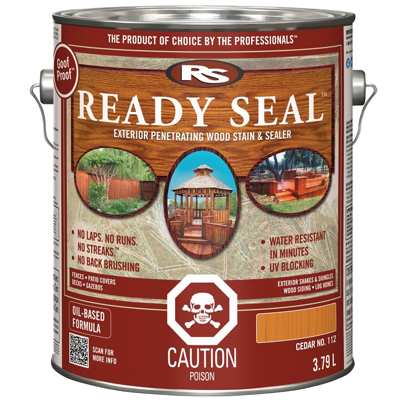 WOOD STAIN EXTR LIQ CEDAR 1GA, Pack of 4