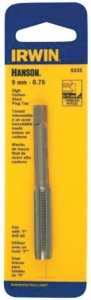 Irwin Hanson 8340 Thread Tap, M10-1.5 Thread, Plug Tap Thread, 4-Flute, HCS