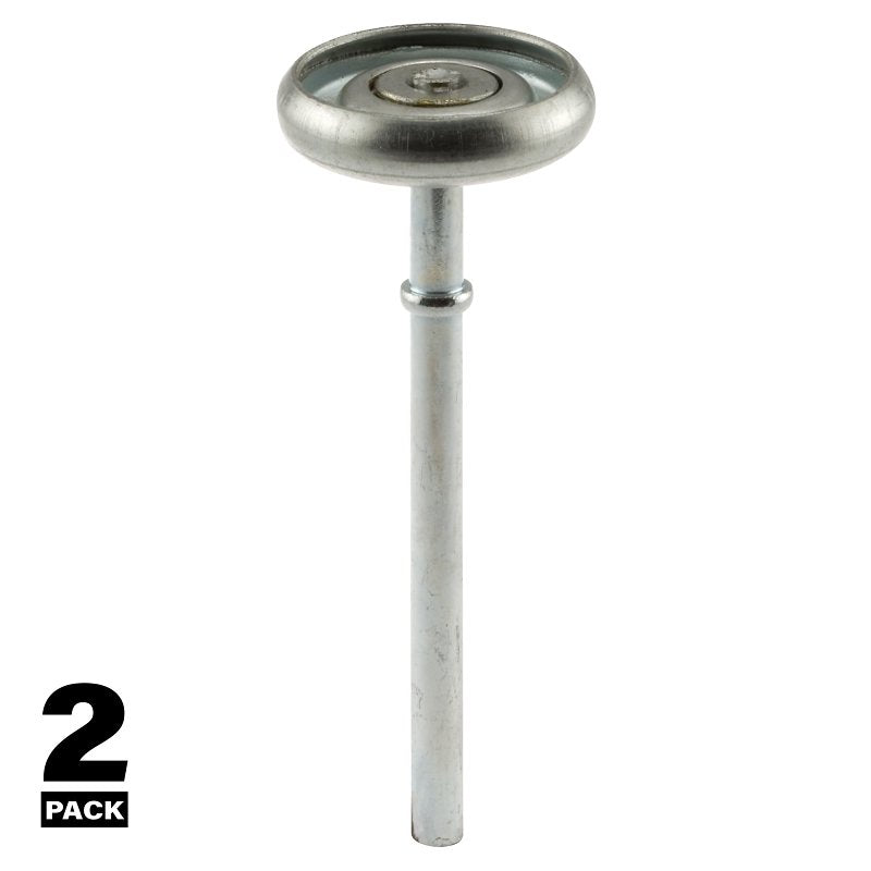 Prime-Line GD52113 Door Roller, 1-7/8 in Dia Roller, 7/16 in W Roller, Steel