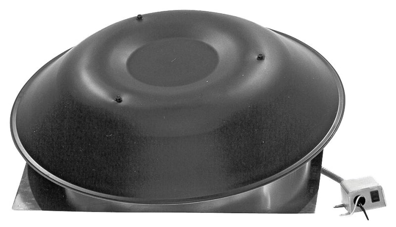 Lomanco LomanCool 2000BTH Standard Power Vent, Black, 1100 rpm, 120 V, Aluminum