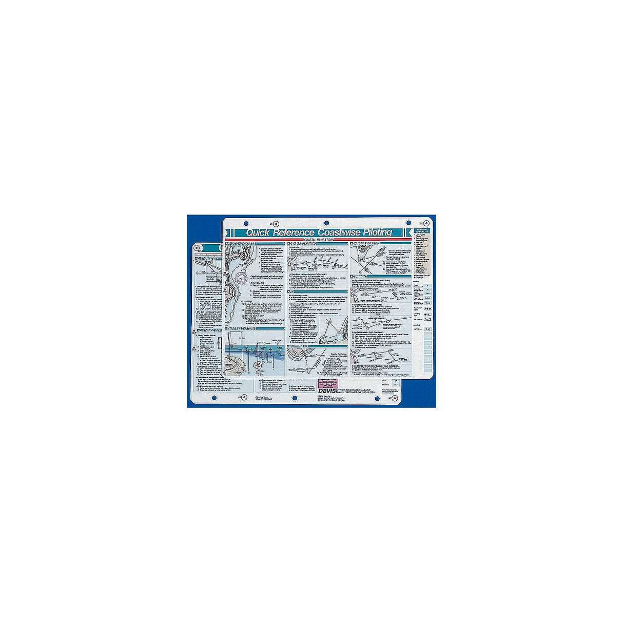 Davis 126 Coastwise Piloting Quick Reference Card