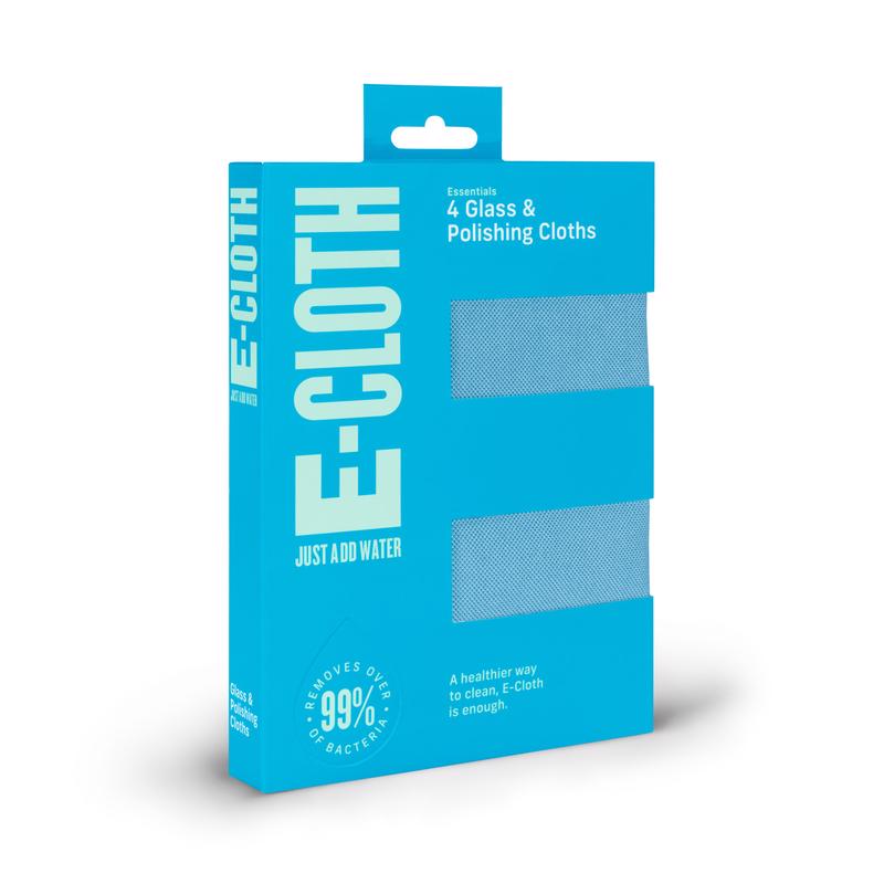 E-Cloth Microfiber Glass and Polish Cloth 16 in. W X 20 in. L 4 pk, Pack of 5