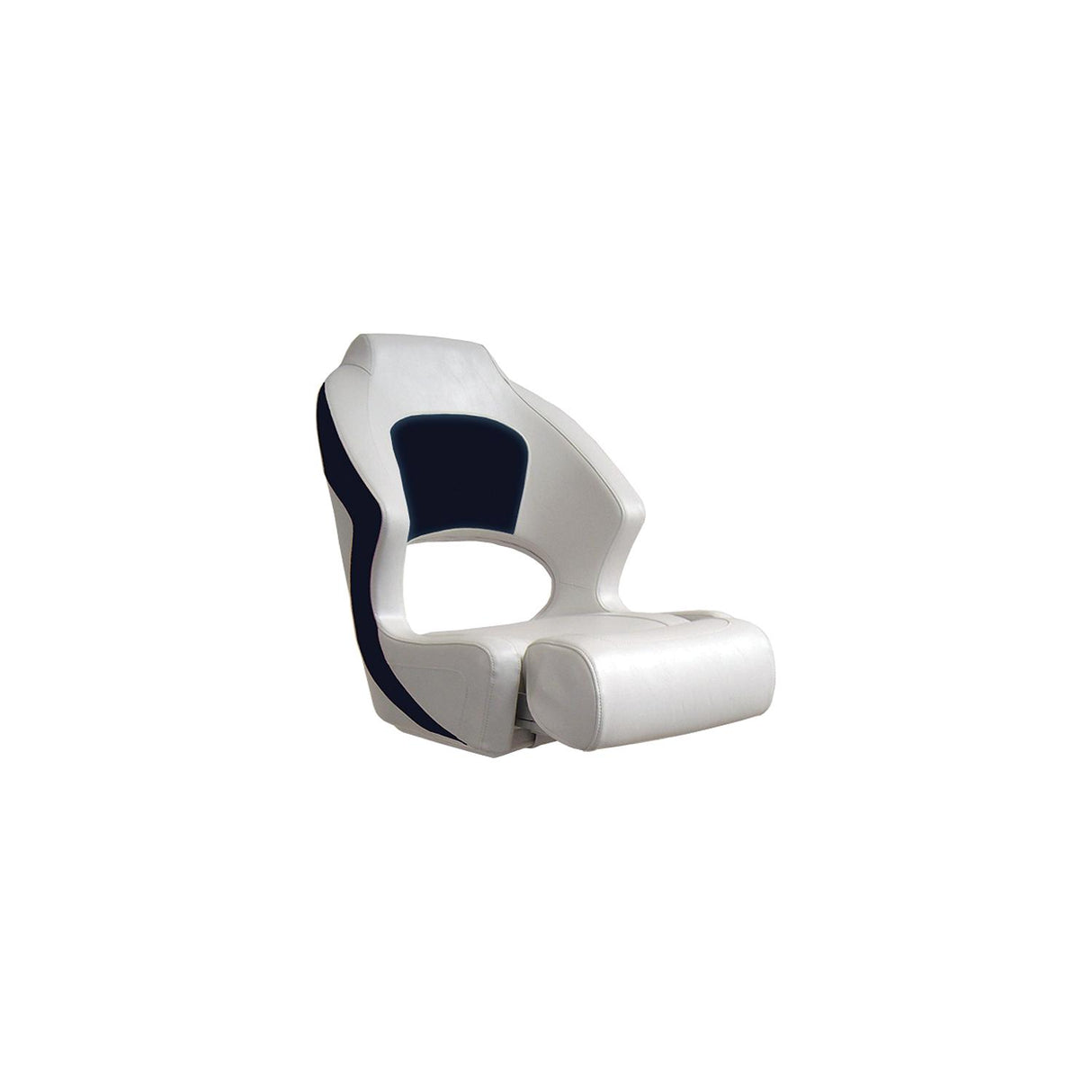 Springfield Deluxe Sport Flip Up Seat, White/Navy