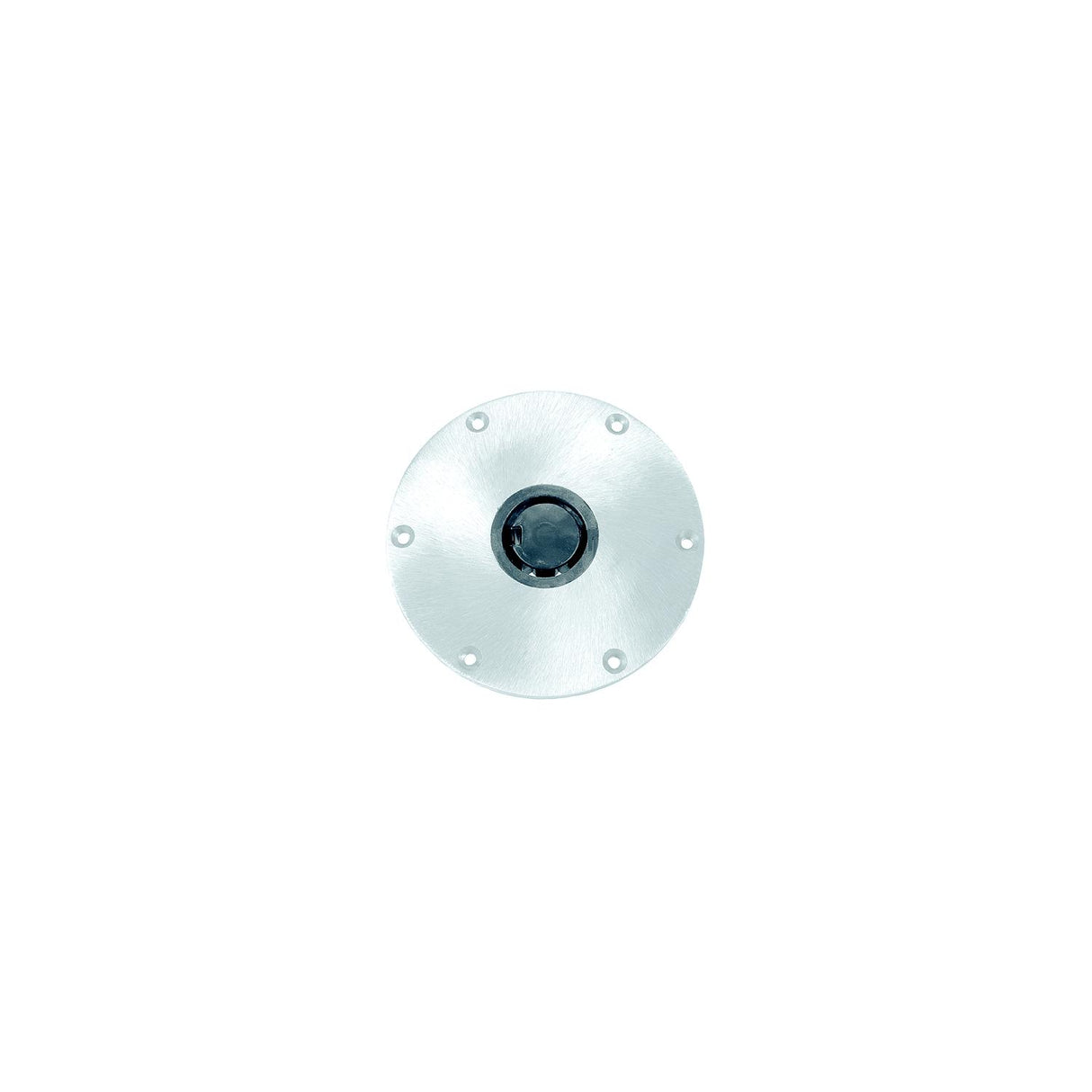 Springfield Plug-In 9″ Round Aluminum 2-3/8″ Base, Satin Finish