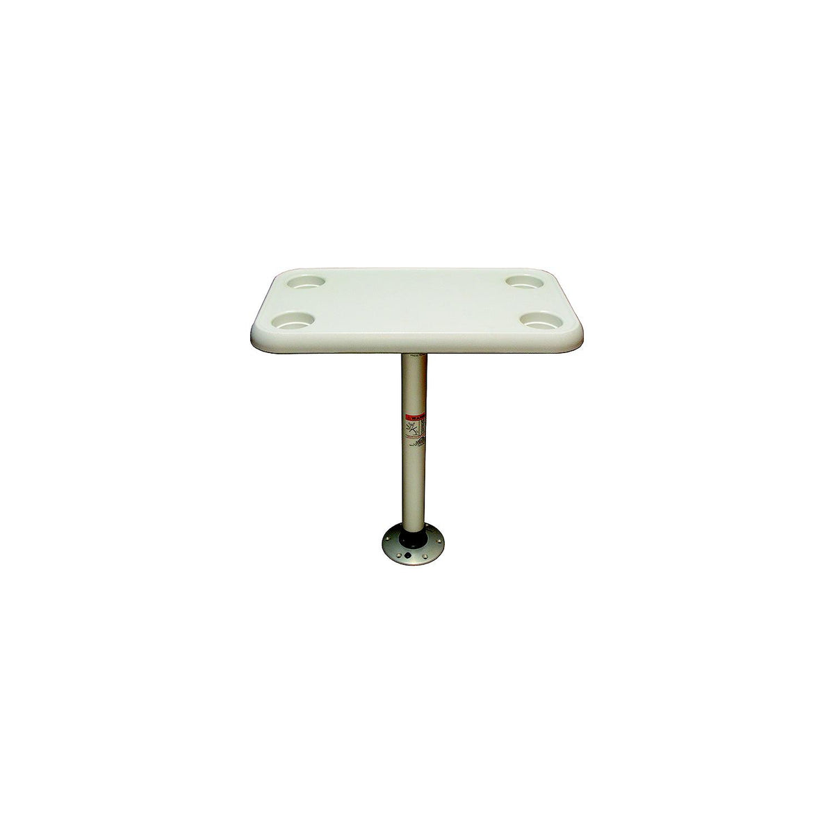 Springfield Thread-Lock 16″ x 28″ Rectangular Table Package W/O Umbrella Socket (Includes Pedestal Set and Table Top)