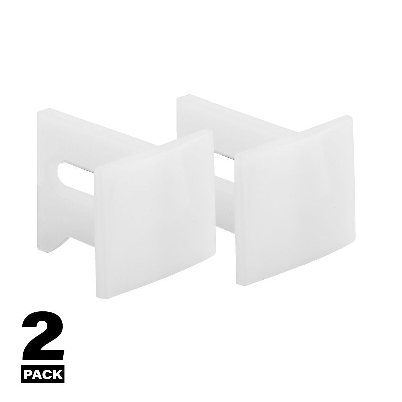 Prime-Line N 7015 Pocket Door Guide, Plastic, Jamb, Side Mounting