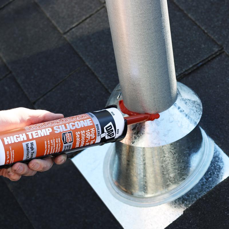 DAP Red 100% RTV Silicone Sealant 10.3 oz, Pack of 12