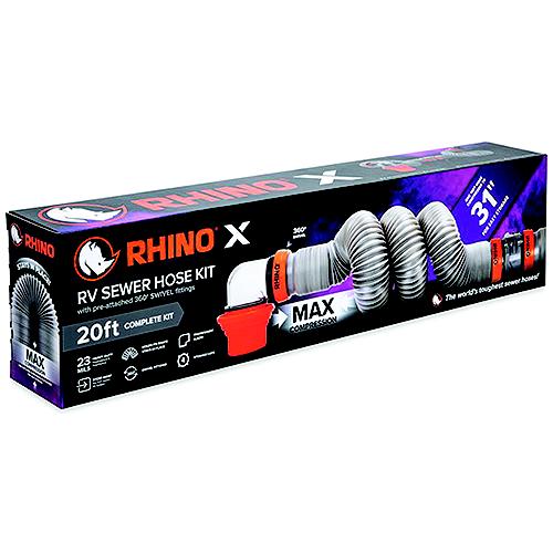 Camco 39390 Rhino X RV 20' Sewer Hose Kit