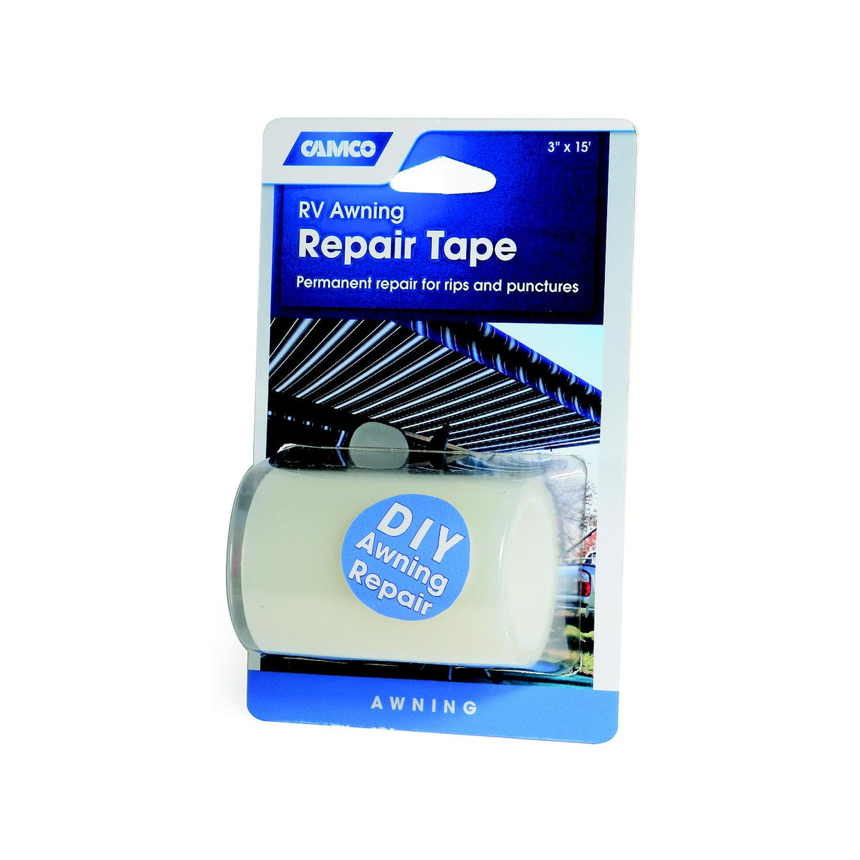 Camco 42623 Awning Repair Tape, 5″ x 15'