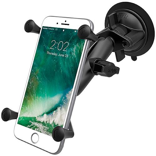 RAM Twist Lock Suction Cup Mount with Universal X-Grip Cell/iPhone Cradle