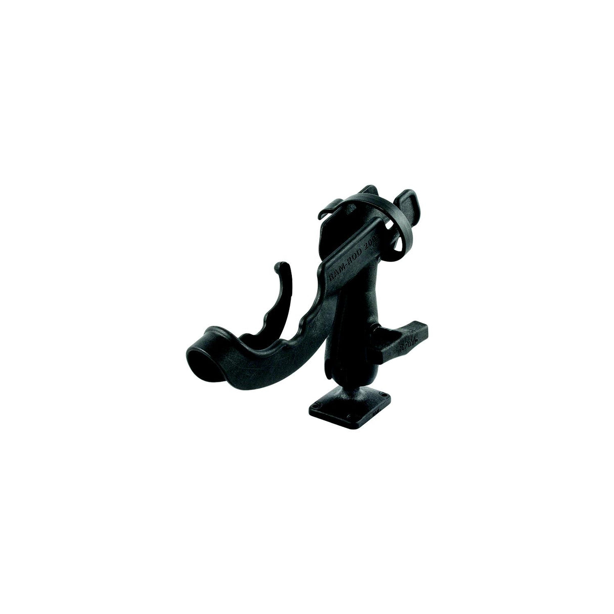 RAM-ROD 2007 Fishing Rod Holder with Rectangle Flat Surface Base