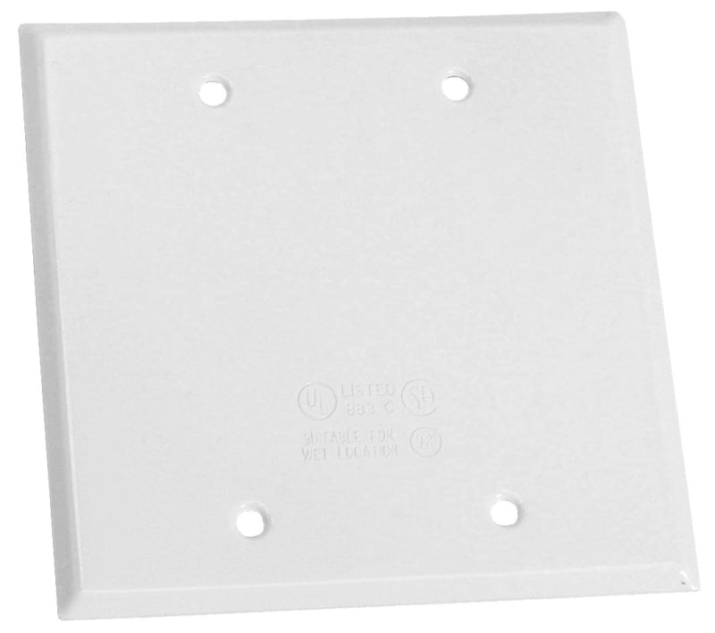 BWF 722W-1 Cover, Steel, White, Powder-Coated