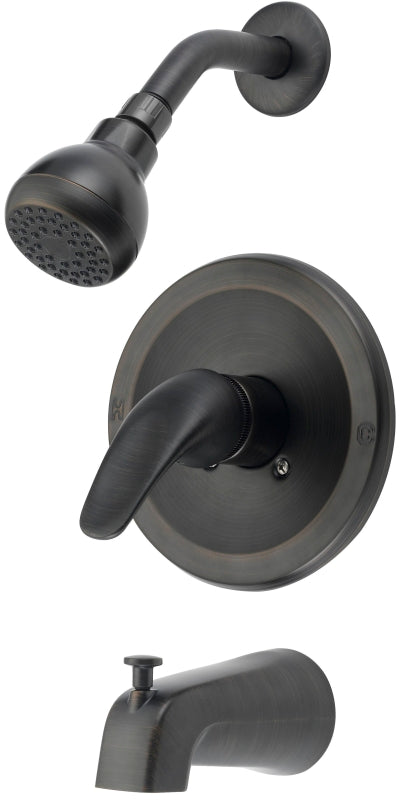 Boston Harbor TQ-F1014209RW Tub/Shower, Fixed-Mount Showerhead, 1.75 gpm Showerhead, 1-Spray Setting, 1-Handle